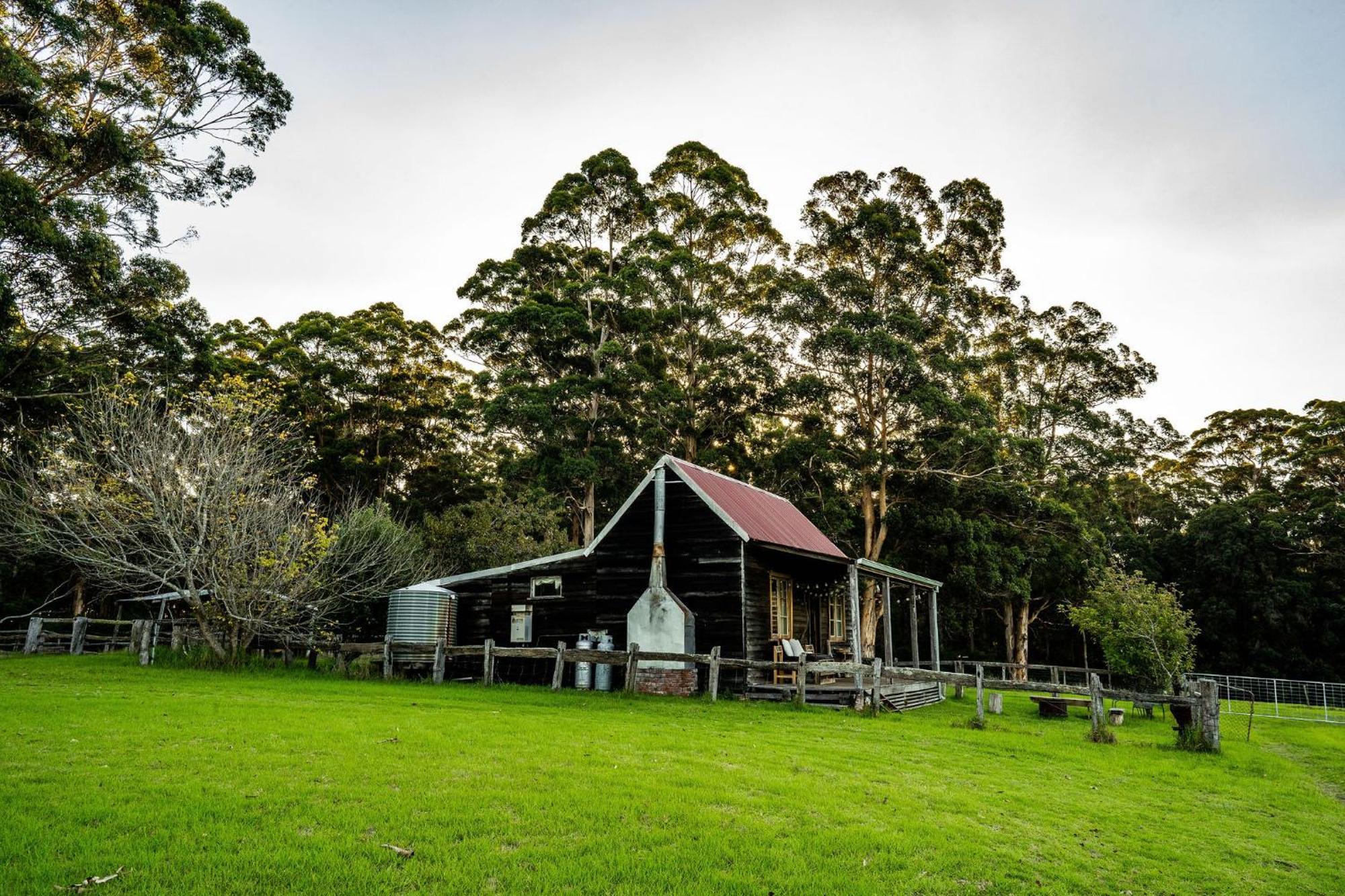 Cosy Farmstay: Green Cabin At Whispering Woods Beedelup Kültér fotó